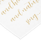 クリスマスの歌の台本の喜び ミディアムテーブルランナー (コーナー)