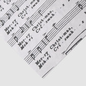 クリスマスの歌の楽譜 薄葉紙 (詳細)