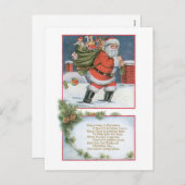 クリスマスの歌を歌う シーズンポストカード (正面/裏面)