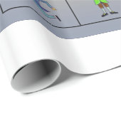 クリスマスの歌ポスターの12日 ラッピングペーパー (ロールコーナー)