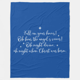 クリスマスの歌詞 フリースブランケット