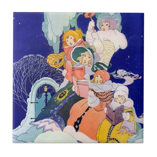 クリスマスの歌 タイル (正面)