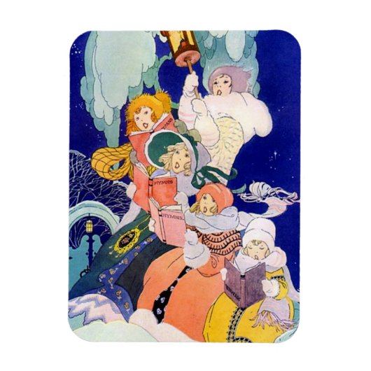 クリスマスの歌 マグネット (縦)