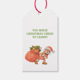 クリスマスの歓喜が持ちきれない!サラミ ギフトタグ