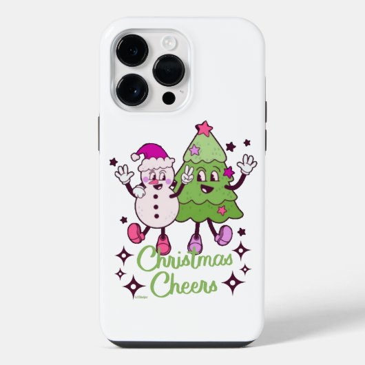 クリスマスの歓声 iPhoneケース (裏面)