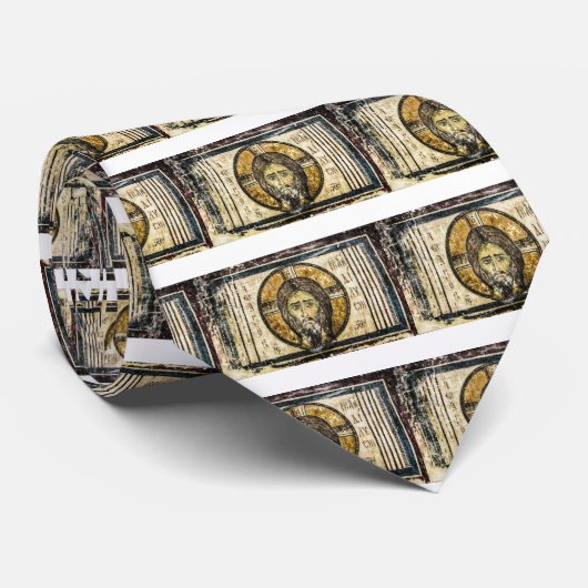 クリスマスの正統アイコンイエス・キリストの神聖なハンカチーフ ネクタイ (ロール)