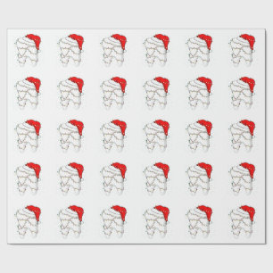 クリスマスの歯科用ダニー 歯科医 ホリデー ラッピングペーパー