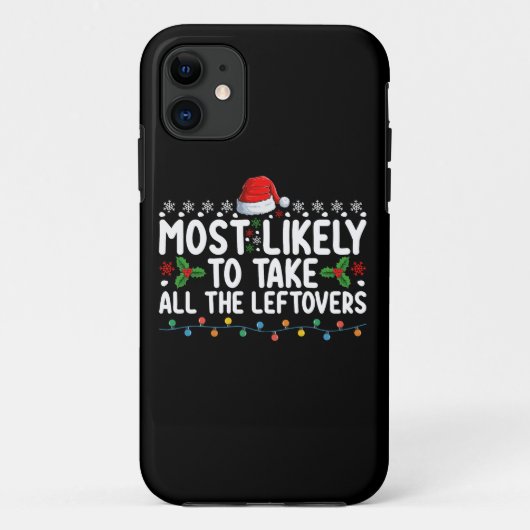 クリスマスの残り物全て持ち帰り大賞 Case-Mate iPhoneケース (裏面)