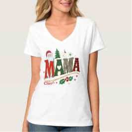 クリスマスの母、ママクロース Tシャツ
