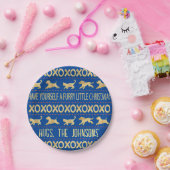 クリスマスの毛皮の小さな猫と犬 ペーパープレート (パーティー)