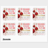 クリスマスの気分に近づカスタムく スクエアシール (シート)