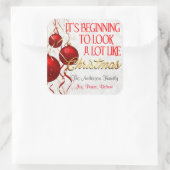 クリスマスの気分に近づカスタムく スクエアシール (バッグ)