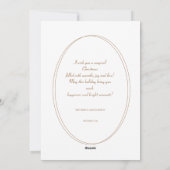 クリスマスの気分を写真に込めて シーズンカード (裏面)