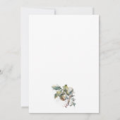 クリスマスの気分を明るくする ホリデーシーズンの招待状 招待状 (裏面)