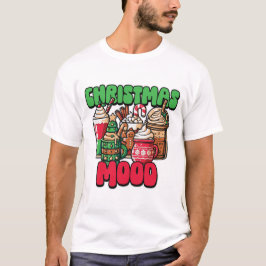 クリスマスの気分 ホリデー コーヒー好き フェスティブドリンク Tシャツ
