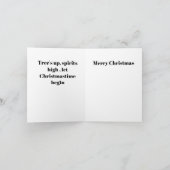 クリスマスの気持ちがあふれる ホリデーカード 折りたたみタイプ (内部)