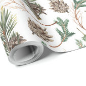 クリスマスの水の色のパターン ラッピングペーパー (ロールコーナー)