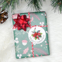 クリスマスの水彩の緑