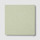 クリスマスの水彩グリーンウィンターベビーシャワー ゲストブック (裏面)