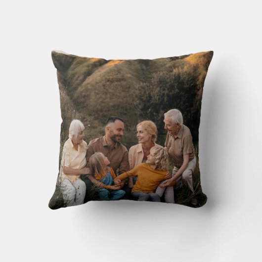 クリスマスの水彩植物性フローラの暗い写真 クッション (裏面)