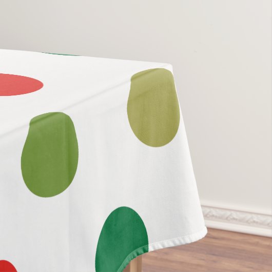 クリスマスの水玉模様 テーブルクロス (インサイチュ)