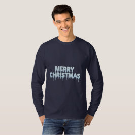 クリスマスの氷の雪片 Tシャツ
