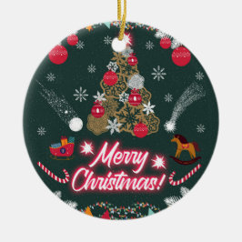 クリスマスの永遠の喜び セラミックオーナメント