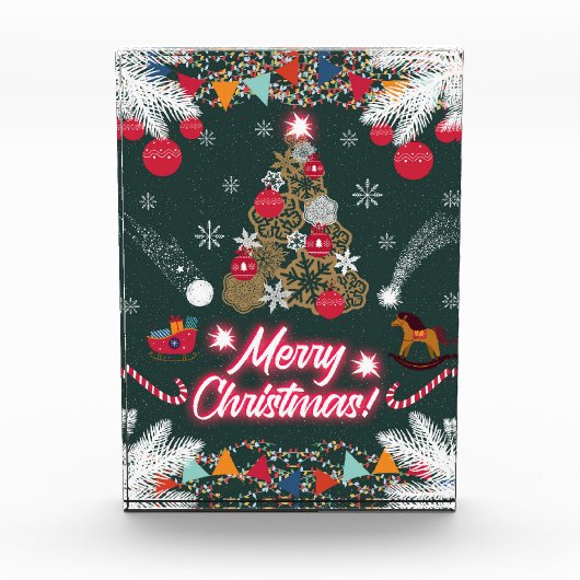クリスマスの永遠の喜び フォトブロック (正面)
