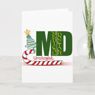 クリスマスの泌尿器科医-医者- MD シーズンカード