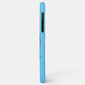 クリスマスの波をサーフィンするサンタクロース Case-Mate iPhoneケース (裏面/左)