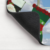 クリスマスの洗濯 マウスパッド (コーナー)