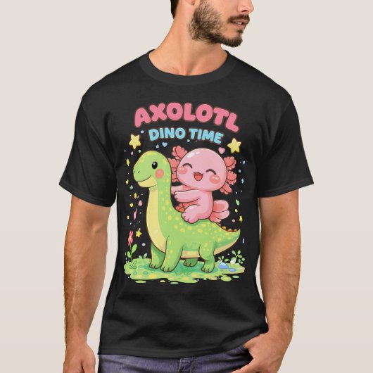 クリスマスの海のシロサケ Tシャツ (正面)