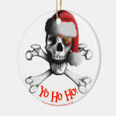 クリスマスの海賊オーナメント セラミックオーナメント (左)