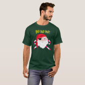 クリスマスの海賊サンタのワイシャツ Tシャツ (正面フル)