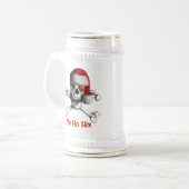 クリスマスの海賊ステイン/マグ ビールジョッキ (正面左)