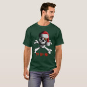 クリスマスの海賊暗闇のワイシャツ Tシャツ (正面フル)