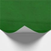 クリスマスの深緑色の羊皮紙の休日の背景 ラッピングペーパー (角)