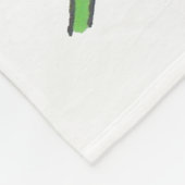 クリスマスの混乱 フリースブランケット (角)