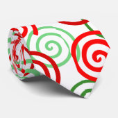 クリスマスの渦巻き ネクタイ (ロール)