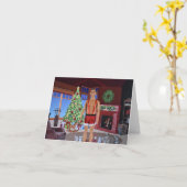 クリスマスの準備ができている。クリスマスカード カード (黄色い花)