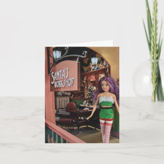 クリスマスの準備ができている。クリスマスカード カード (正面)