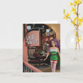 クリスマスの準備ができている。クリスマスカード カード (黄色い花)