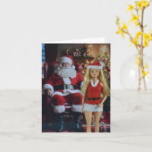 クリスマスの準備ができている。クリスマスカード カード (黄色い花)