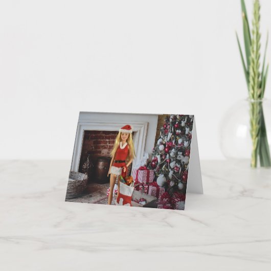 クリスマスの準備ができている。クリスマスカード カード (正面)