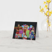 クリスマスの準備ができている。クリスマスカード カード (黄色い花)