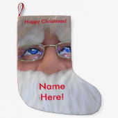 クリスマスの準備ができてサンタストッキング スモールクリスマスストッキング (正面)