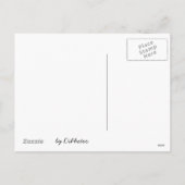 クリスマスの準備をしているペリカン シーズンポストカード (裏面)