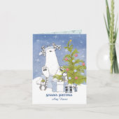 クリスマスの準備 カード (正面)