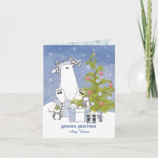 クリスマスの準備 カード (正面)