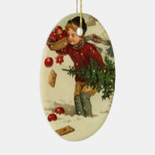 クリスマスの準備 セラミックオーナメント (右)